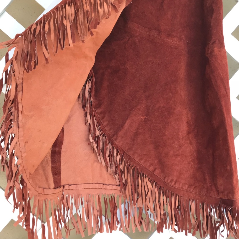 Vintage Positano Pelle Genuine Leather Skirt - Picture 2 of 4